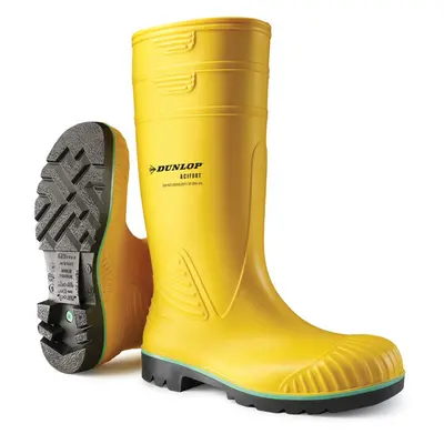 Dunlop - ACIFORT HEAVY DUTY Safety Wellington Boot YELLOW GREEN