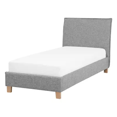 Bed SENNEZ x cm (EU Single) Fabric Light Grey