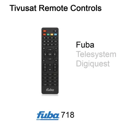 (Fuba, ODE718 HD) Genuine Original Tivusat Remote Control For Fuba Telesystem Digiquest