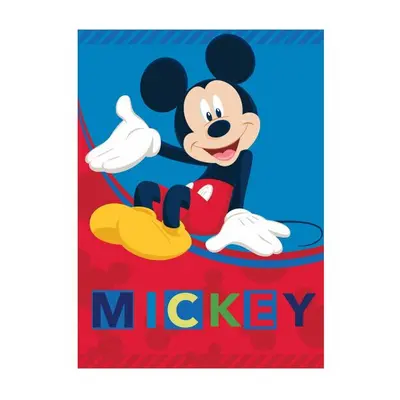 Fleece Blanket Mickey Mouse Junior X Cm Red/Blue