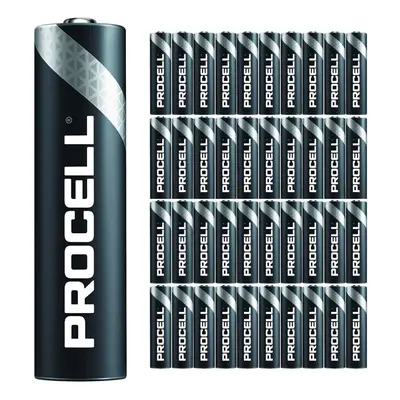 40 Pack - Duracell Procell AAA Batteries | 1.5V Industrial Power Alkaline Battery | Home or Offi