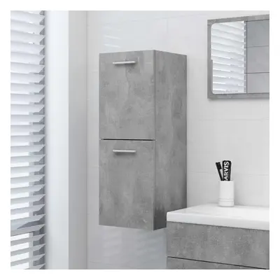 vidaXL Bathroom Cabinet Concrete Grey Engineered Wood Bathroom Cupboard Rack