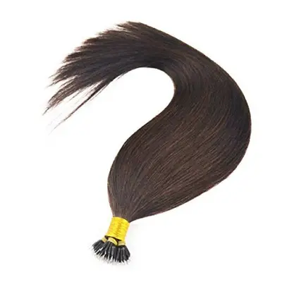 Nano Ring Hair Extensions Dark Brown Colour #2 All Lengths 16, & 20, Inches. 100% Remy Human Hai