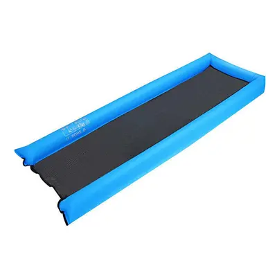 (Blue) Summer Water Hammock Swimming Pool Inflatable Air Mattress Lounge Bed Floating Sleeping C