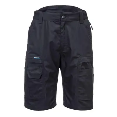 (41R, Black) Portwest Mens KX3 Ripstop Shorts