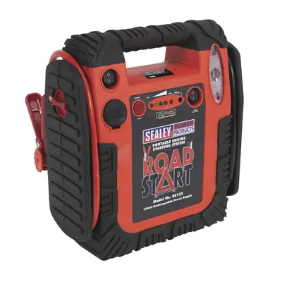 Sealey RoadStart® 12V Emergency Jump Starter with Air Compressor Peak Amps RS132