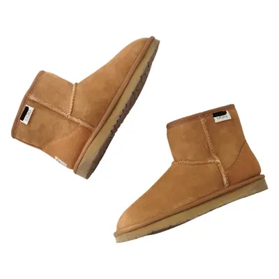 (7) 100% Australian Sheepskin UGG Ankle Boots Moccasins Slippers Shoes Classic - Chestnut