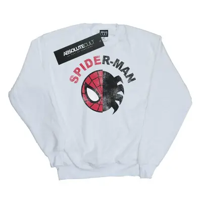 (XXL, White) Marvel Mens Spider-Man Classic Split Sweatshirt