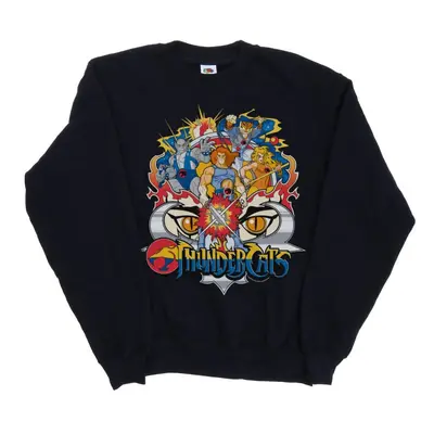 (M, Navy Blue) Thundercats Womens/Ladies Action Group Shot Sweatshirt