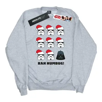 (S, Sports Grey) Star Wars Mens Christmas Humbug Sweatshirt