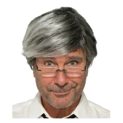 Forum Novelties Mens Wig-Old Man-Gray Party Supplies, Standard