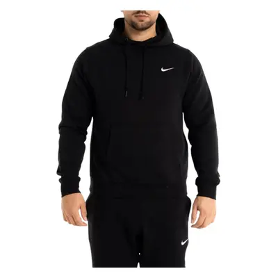 (Black, M) Nike Mens Fleece Hoodie Swoosh Logo