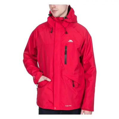 (M, Red) Trespass Mens Corvo Waterproof Windproof Outdoor Walking Hiking Jacket Coat