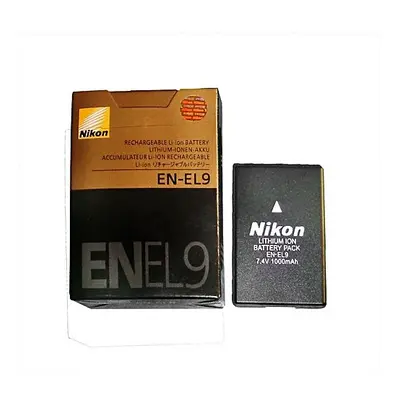 Boxed Genuine Nikon EN-EL9 Rechargeable Lithium-Ion Battery