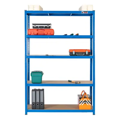 180x120x60cm | Blue | Boltless Garage Shelving Unit | 1000kg