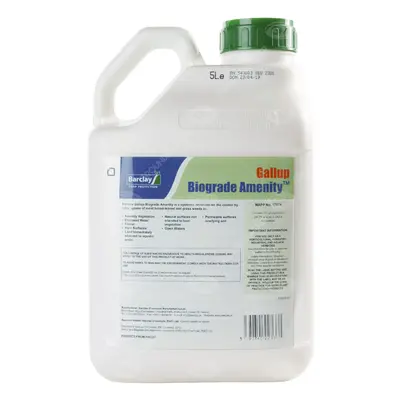 1 X 5L Gallup Biograde Very Strong Professional Glyphosate Weedkiller