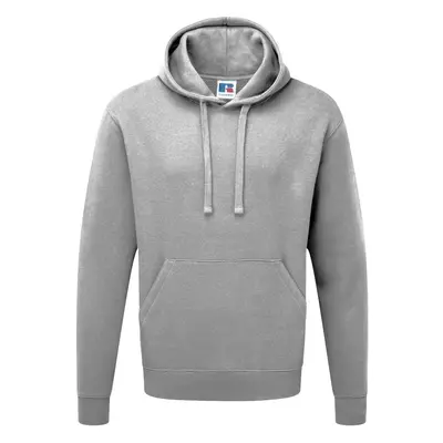 (3XL, Light Oxford) Russell Mens Authentic Hooded Sweatshirt / Hoodie