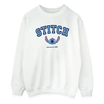 (XL, White) Disney Womens/Ladies Lilo And Stitch Collegial Sweatshirt