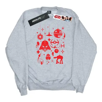 (XXL, Sports Grey) Star Wars Mens Christmas Decorations Sweatshirt