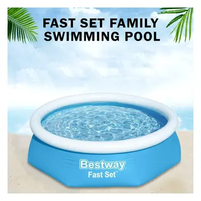 (8FT) 6FT 8FT 10FT FAST SET FAMILY SWIMMING POOL PATIO GARDEN OUTDOOR PADDLING BESTWAY