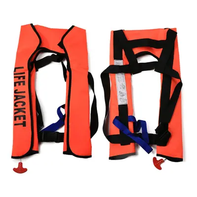 (Orange) Fluorescent Green Adult Automatic Life Jacket 150N