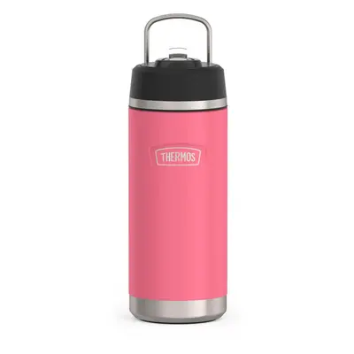 THERMOS ICON SERIES Insulated Water Bottle with Straw Lid Ounce Hot Pink Stainless Steel Vacuum 