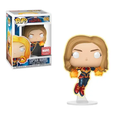 POP! Funko Captain Marvel - Glow in The Dark - Collector Corps Exclusi