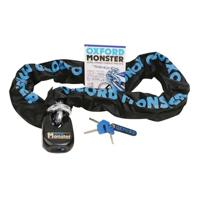 Oxford Monster mm Hex Chain & Padlock - 1.2 m