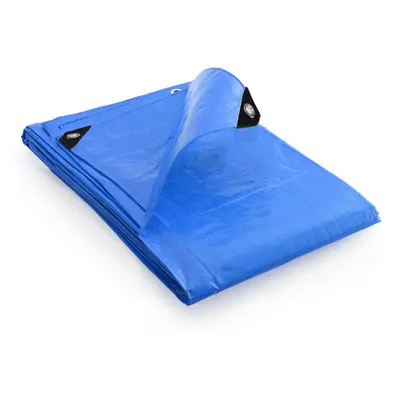 (7M x 9M) Groundmaster 110Gsm Standard Blue Tarpaulin Durable Waterproof Groundsheet Cover