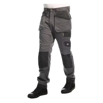 (38R, Grey) Lee Cooper Mens Stretch Knee Pad Cargo Trousers