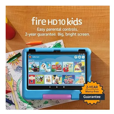 Amazon Fire HD Kids tablet ages to 2023 release, GB, Blue