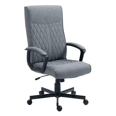 Vinsetto High-Back Home Office Chair with Adjustable Height and Swivel Wheels