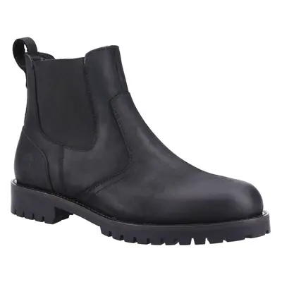 (6 UK, Black) Cotswold Mens Bodicote Leather Chelsea Boots