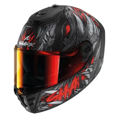 (L) Shark Spartan RS Full Face Helmet Shaytan Black / Red / Anthracite