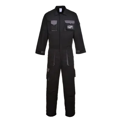 (Black, L) Portwest Texo Contrast Coverall