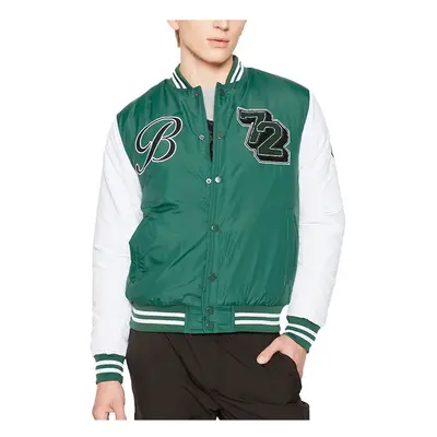 (Green, XL) BRAVE SOUL BRODY Mens Bomber Jackets Winter Outwear