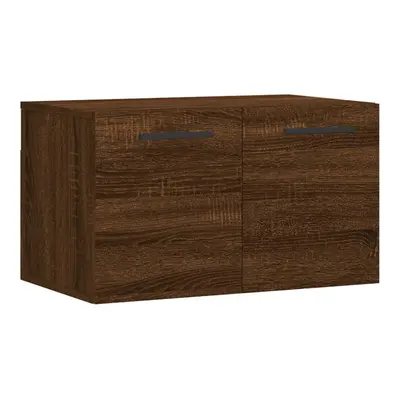 (brown oak, x 36.5 x cm) vidaXL Wall Cabinet Wall Storage Display Cabinet Grey Sonoma Engineered