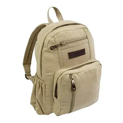 Highlander Salem Canvas Backpack, Beige