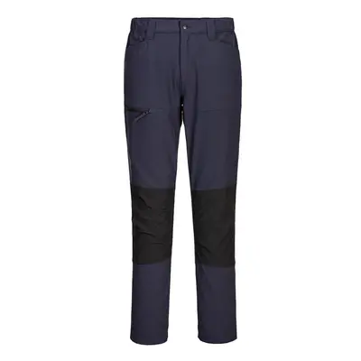 (40R, Dark Navy/Black) Portwest Mens WX2 Stretch Work Trousers