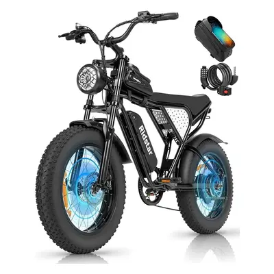 RIDSTAR Q20 Mini Electric Bike 20" Tires 1000W Motor 48V 15Ah Battery