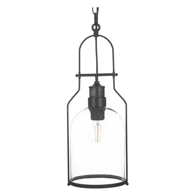 Pendant Lamp BASHILO Metal Black