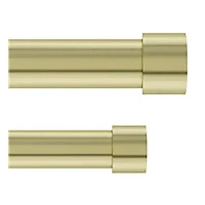 66-120 in. Cappa Double Rod, Brass