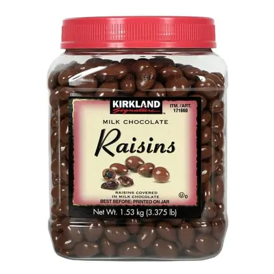 Kirkland signature chocolate covered raisins 1.53kg