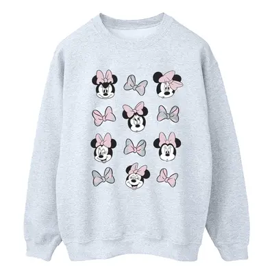 (M, Sports Grey) Disney Womens/Ladies Minnie Mouse Multiple Sweatshirt