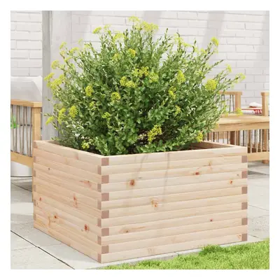 vidaXL Garden Planter 80x80x46 cm Solid Wood Pine