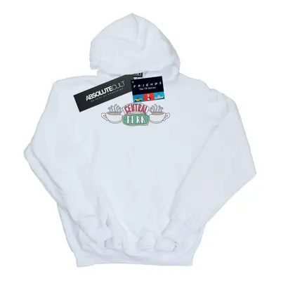 (L, White) Friends Womens/Ladies Central Perk Sketch Hoodie