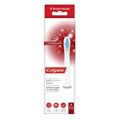 Colgate ProClinical 360Â° Whitening Refill Toothbrush Brush Heads