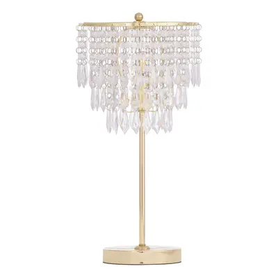 Cascada - Gold and Acrylic Crystal Jewelled Table Lamp