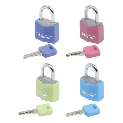 Master Lock Padlock, Solid Body Lock, Keyed Alike, Best Used for Backpacks, Luggage, Computer Ba