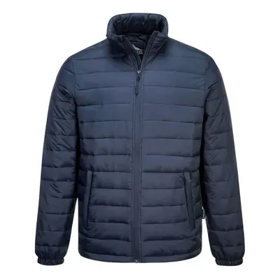 (XL, Navy) Portwest Mens Aspen Baffled Padded Jacket